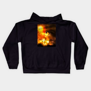 Deep Burn Eye Kids Hoodie